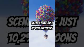 How Many Balloons Were there in Disney/Pixar's UP Movie ? #disney #pixar