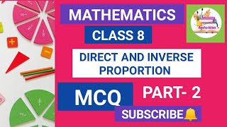 MCQ Direct and Inverse Proportion part 2 Math Class 8  #directandinverseproportion #aashakiran