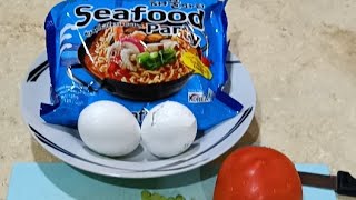 MASAK MIE SAMYANG SEAFOOD, PEDAS @dapur lulu LIVE