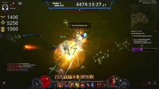 Day 871: (Worlds First) Diablo 3 100% Solo Non Seasonal Speedrun w/RoS & Necro (ENVTuber)