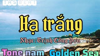 Hạ trắng - Nhạc : Trịnh Công Sơn - Karaoke tone nam