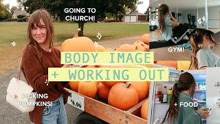 FALL VLOG: My thoughts on balancing body image with food + working out 🍂