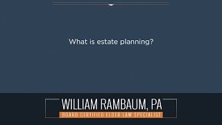 What is estate planning?