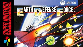 [Longplay] SNES - Earth Defense Force (4K, 60FPS)