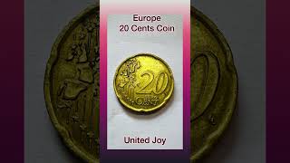 Europe 20 Cents Coin | Europe Currency || United Joy