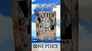 Closer look alle Wanted di OP 09