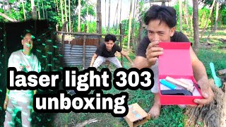 laser light 303 unboxing