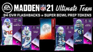 MUT 21 Flashbacks Return With 94 OVRs! PLUS Super Bowl Prep Token Talk