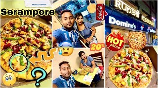 Domino’s Best Pizza | | Serampore domino’s | | 560/- Pizza 😰😱 | | ​⁠  #pizza | RajPuja BONG Series