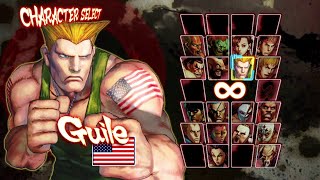 Street Fighter IV - Guile Arcade Mode