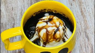 Instant Hot Chocolate Mug Brownie Recipe | Super Delicious Fudgy Chocolate Brownie | Spice ‘N’ Cream