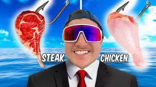 Fishing Offshore With Steak And Chicken... (EPIC RESULTS)