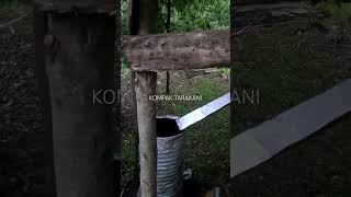 Penampung Air Hujan Di Lokasi Kandang Kambing Umbaran || #kompaktarakani #peternakankambing #goat