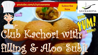 Kolkata Famous -Club Kachori Aur Aloo Subzi (No onion & garlic)