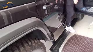 The test video of electric side step for Jeep Wrangler！！！