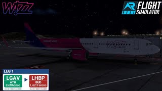 Real Flight Simulator - Wizz Air A321NEO | Athens (ATH) - Budapest (BUD)