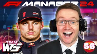 MAX VERSTAPPEN CAN'T STOP MESSING UP | F1 Manager 2024 CREATE-A-TEAM EP 56