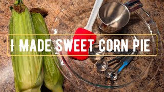 Dessert Corn Pie