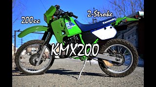 Kawasaki KMX200 winter testride