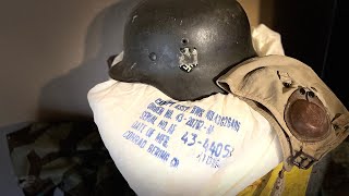 WW2 German Helmet found in shed