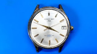 CITIZEN DATE FLAKE 2710 MOVEMENT 1965 SERVICE