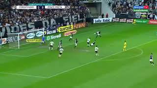 Gol de Gustagol Corinthians 1x0 Ponte Preta Paulistão 2019