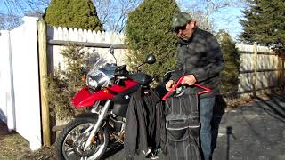 BMW R1200 GS “Riding gear to stay WARM”