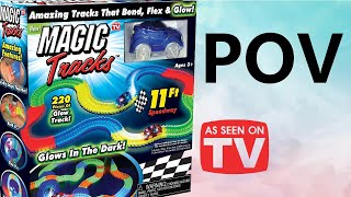 Magic Tracks toy car POV