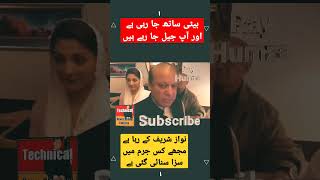 نواز شریف مجھے سزا سنائی گئی کس جرم میں.#newshorts