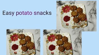 Easy potato recipe#crispy potato balls# potato snakcs