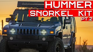 Assembling the Hummer H2 Snorkel Kit