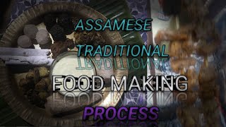 খাটিকাত দিয়া গাহৰি মাংস আৰু চুঙা পিঠা // Traditional Assamese Food// মাঘ বিহু Special🙏