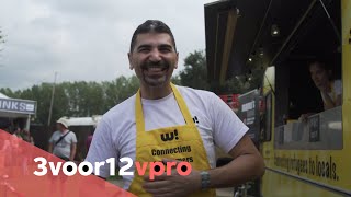 Nieuwkomers maken falafel op Lowlands | 3voor12