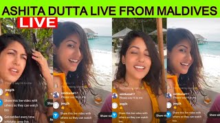 Isita dutta husband birday live from  Maldives 🔴