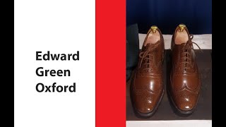 ASMR Shoe Shine Edward Green Brown Oxford Aug 2019