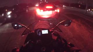 ZX-6R Night Ride - San Antonio Roads - Zero fucks given