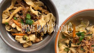 HOME MADE NOODLES FROM SCRATCH. Quarantine cooking. Easy recipe.