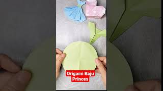 Cara Membuat Origami Baju Princes