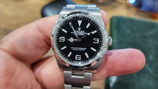 Rolex Explorer 124270 Exaggerated Wrist Roll Watch