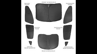 Model 3 & Y Full Interior Sunlight Block Out Kit 7-8 Pieces