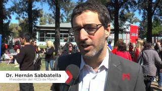 Lucas Ghi y Hernán Sabbatella en el Día Nacional de la Juventud en el Espacio Mansión Seré