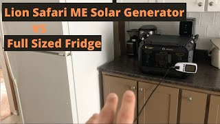 Lion Safari ME Solar Generator REVIEW: Can The Safari ME Solar Generator Power a Full Sized Fridge?