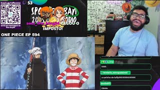 RAFFAVERSO REAGINDO AI, TU VAI ME TRAIR? | LAW e LUFFY| PUNK HAZARD| ONE PIECE EP - 594