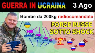 3 Ago: Posizioni Russe Evaporate! Ucraini USANO BOMBA A IDROGENO DA 200KG | Guerra in Ucraina