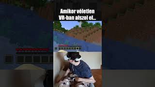 Amikor VR Minecraftban alszol el...🎈 #minecraft  #minecraftmemes #minecraftmoment #shorts #bearmedve