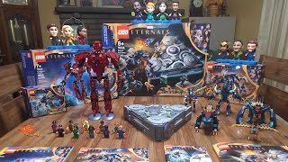 LEGO MARVEL ETERNALS SETS REVIEW 76145 76154 76155 76156 COMBINED 2021 ALL ETERNALS AND DEVIANTS