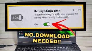 How to turn ON Battery Charge Limit on Nitro 5 or any Acer Laptop