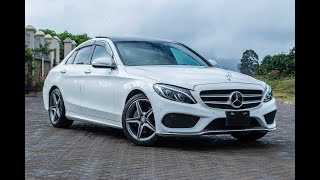 2016 MERCEDES BENZ C200 AMG SPEC WITH RED LEATHER INTERIOR