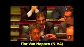 2014 0304 Flor Van Noppen een laatste keer naar federale kamer