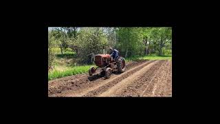 Allis Chalmers Tractor B & ￼￼Planting Potatoes ￼Roads 🚜 🥔